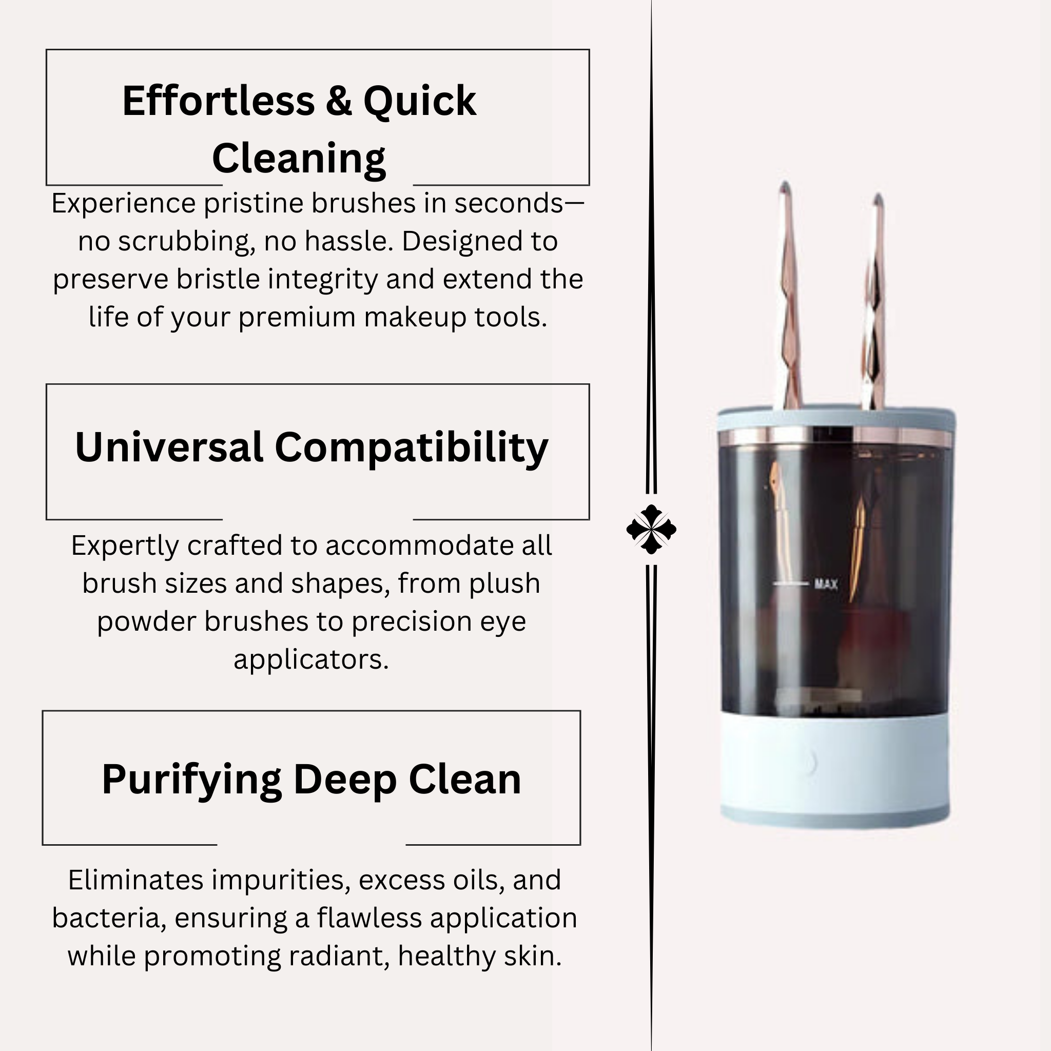 GlowSpin Makeup Brush Cleaner